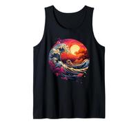 Hokusai La Grande Onda di Kanagawa Nippon Giappone Manga Tokyo Canotta