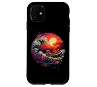 Hokusai La Grande Onda di Kanagawa Nippon Giappone manga tokyo Custodia per iPhone 11