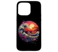 Hokusai La Grande Onda di Kanagawa Nippon Giappone manga tokyo Custodia per iPhone 15 Pro Max