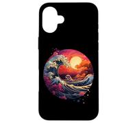 Hokusai La Grande Onda di Kanagawa Nippon Giappone manga tokyo Custodia per iPhone 16 Plus