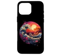 Hokusai La Grande Onda di Kanagawa Nippon Giappone manga tokyo Custodia per iPhone 16 Pro Max