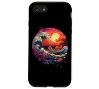 Hokusai La Grande Onda di Kanagawa Nippon Giappone manga tokyo Custodia per iPhone SE (2020) / 7/8