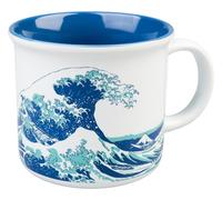 Grupo Erik Tazza La Grande Ola di Kanawaga - Tazza Colazione Ceramica con Colori Vivaci e Stampa di Alta Qualità 350 ml, Adatte a Lavastoviglie e Microonde | Tazzine Caffe Particolari