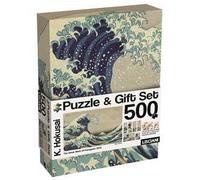 Hokusai puzzle & gift set art the great wave, 120765