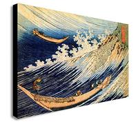 Hokusai - Stampa artistica su tela giapponese a Choshi - varie misure (A2 61 x 40,6 cm)