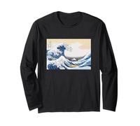 Hokusai The Great Wave off Kanagawa Maglia a Manica