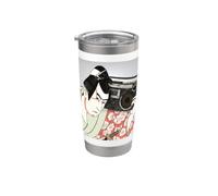 Hokusai Ukiyo-e Attore Radius Bicchiere termico in acciaio inox doppia parete