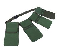 HOKZYHOUSE Portautensili, borsa per attrezzi da giardino, cintura da appendere, 4 tasche, organizer per attrezzi da giardinaggio