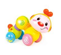 Hola - Giocattolo a verme scorrevole per bambini - con luci, suoni e movimento di verme realistico - Giocattolo musicale educativo e interattivo per gattonare - Regalo Baby +6 mesi