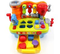 HOLA Giochi Bambini 2 Anni 3 Anni Banco da Lavoro per Bambini Gioco Bambino 2 3 Anni, Attrezzi Giocattolo Bambini Giochi Montessori Bimbi Regalo Bambino 1 Anno 2 3 Anni Maschio Bambina
