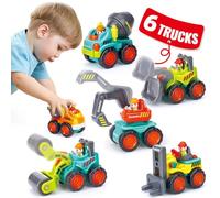 HOLA Giochi Regali Bambini 1 Anni 6 PCS Mini Camion Giocattoli per 2 Anni Regali Ragazzo Giocattolo per Bambini Regali di Compleanno per Bambini e Bambine che Compiono 6-12 Mesi