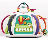 HOLA Piramide di attività della foresta con diversi giochi, luce, musica ed effetti sonori per ragazzi e ragazze regalo età di 18 mesi+1 2 3 anni