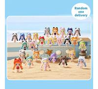 HOLA Scatola cieca con figure di icone della serie Dopamine Cat, in materiale vinilico, con uno schema di colori Dopamine colorato e allegro, adatto come decorazione da scrivania o da tavolo (1 pezzo 