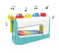 Hola - Xilofono musicale per bambini - Con suoni realistici di strumento musicale - Giocattolo interattivo con martello e palle - Gioco che incoraggia l'apprendimento e il coordinamento - Regalo Baby