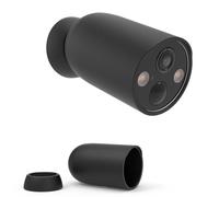 HOLACA Custodia in silicone compatibile con TP-Link Tapo C425/C460(KIT), impermeabile, morbida, durevole (fotocamera non inclusa), 1 custodia in silicone nero