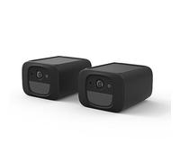 HOLACA Custodia in silicone resistente alle intemperie per eufy S220 SoloCam, nera, resistente all'acqua, custodia per telecamera di sicurezza