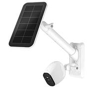 HOLACA Supporto da parete 2 in 1 compatibile con AR-lo Pro 4/3/Ultra/Essential, eufyCam 1/2/2C/2C Pro/3/3C/E, per fotocamera e pannello solare con filettatura da 1/4", bianco