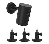 HOLACA Supporto da parete compatibile con Rin g Stick Up Cam(Pro)/Outdoor Camera Plus e Eufy & Arl o Fotocamere, adatto per tutte le fotocamere con filettatura standard da 1/4 pollici, nero | 3 pezzi