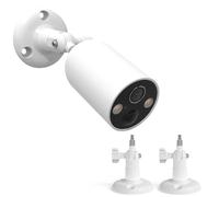 HOLACA Supporto da parete compatibile con TP-Link Tapo C425/C460(KIT) (fotocamera non inclusa), 2 pezzi, bianco