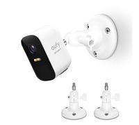 HOLACA Supporto da parete regolabile compatibile con Eufycam 1/2/2C/2C Pro/3/3C/E e altri modelli Eufycam, supporti a parete Eufycam a vite da 1/4" (confezione da 2)