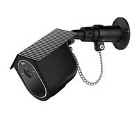 Holaca - Supporto di sicurezza per fotocamera Arlo Essential Spotlight con catena antifurto, custodia protettiva, protezione extra per fotocamera, confezione da 1 pezzo, colore: Nero