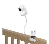 HOLACA Supporto flessibile a clip compatibile con VTech VM923/924Babyphone senza attrezzi o danni alla parete - bianco (supporto a clip)
