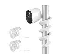 HOLACA Supporto flessibile per Arlo Pro 3 Pro 4 Pro 2 EufyCam 2C EufyCam 1 e 2 Arlo Ultra 4K Ultra 2 Arlo Baby Monitor e Arlo Go telecamera da interni (bianco, 2 pezzi)