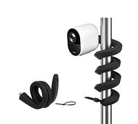 HOLACA Supporto flessibile per Arlo Pro 3 Pro 4 Pro 2 EufyCam 2C EufyCam 1 e 2 Arlo Ultra 4K Ultra 2 Arlo Baby Monitor e Arlo Go Indoor Camera (nero, 1 confezione)