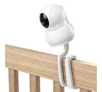 HOLACA Supporto girevole flessibile compatibile con baby monitor VTech VM923/924 senza attrezzi o danni alla parete - bianco (supporto flessibile)