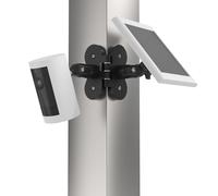 HOLACA Supporto magnetico doppia fotocamera per foro filettato da 1/4", compatibile con Tapo, Rin-g, eufy, Arlo, Blink, Argus, Google Nest, Wyze e pannelli solari