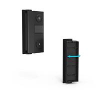 Holaca Supporto per campanello video regolabile da 0 a 45 ° per Tapo 2K Smart Video (D205), da 0 a 45 gradi con montaggio ad angolo sinistro e destro