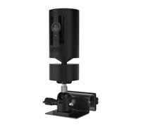 HOLACA Supporto per grondaia compatibile con R-ing Pan-Tilt Mount, adatto anche per Rin g Stick Up Cam/Outdoor Camera Plus e fotocamere con vite da 1/4", supporto per grondaia, nero