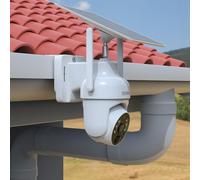 Holaca Supporto per grondaia compatibile con telecamere di sicurezza solari Sehmua wireless da esterno, per telecamera di sicurezza solare SEHMUA RBX-S73, bianco (confezione da 1)