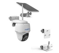 HOLACA Supporto per grondaia per fotocamera e pannello solare, compatibile con Reolink Argus 3MP,4MP/2K, 5MP/2K, 4K/8MP, Reolink Go PT Ultra, supporto per grondaia bianco