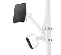 HOLACA Supporto per palo 2 in 1, compatibile con AR-lo Pro 4/3/Ultra/Essential, eufyCam 1/2/2C/2C Pro/3/3C/E, per fotocamera e pannello solare con filettatura da 1/4", bianco