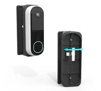 HOLACA Supporto per videocamera per campanello compatibile con Arlo Video Doorbell 2K | 2a generazione, regolabile da 0 a 45 gradi Kit cuneo con piastra di montaggio ad angolo