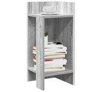 Holamys Tavolino con ripiano, grigio Sonoma, 25,5 x 27 x 60 cm, materiale in legno, armadio sottile per soggiorno, corridoio, cucina, spazio versatile