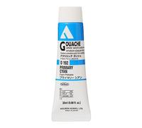 Holbein Acryla Gouache Artists Acrylic Polymer Emulsion, 20ml Primary Cyan (D192)