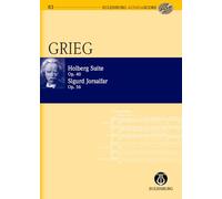 Holberg Suite Op. 40 / Sigurd Jorsalfar Op. 56 + Cd: op. 40 / op. 56. Streichorchester. Studienpartitur.