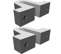 Hold Down Bracket for Anet A8 with Rubber Pad Support - Heavy Duty