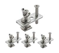 Hold Down Clamp - 4 Pack portatile Track Morsetti | Drill Press Clamp with T-Track Accessories, Bench Morsetti per Engraving Machine, Metalworking Hardware, DIY Workshop Tools