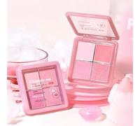 HOLD LIVE - 4 Colors Blusher Palette (3-4) #H03 Sweet Milk Taro - 11.5g