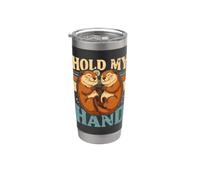 Hold My Hand Pet Connection per amanti dei porcellini d'India Bicchiere termico in acciaio inox doppia parete