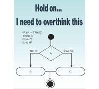 Hold on...Let me overthink this
