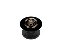 Hold On Partner I'm Overstimulated Introverso Rana PopSockets PopGrip Adesivo