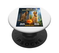 Hold on Your Come Back is Coming 2025-2026 Dog Hope Gift PopSockets PopGrip Adesivo
