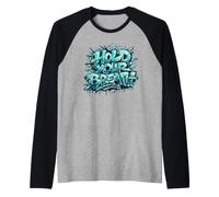 Hold Your Breath subacqueo per Cacciatore subacqueo di Pesca Maglia con Maniche Raglan