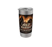 Hold Yourself Accountable Umar Ibn Al-Khattab Quote abbigliamento Bicchiere termico in acciaio inox doppia parete
