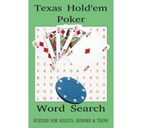 Hold'em Poker Word Search Puzzle Book: Word Searches with Easy-to-Read Print | 6x9 inches, 110 pages | Vacations, Holidays, Birthdays and Free Time