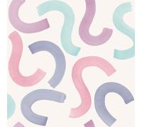 Holden Decor Riccio Coriandoli Carta da Parati Aqua Lilla Rosa Cameretta Bambini